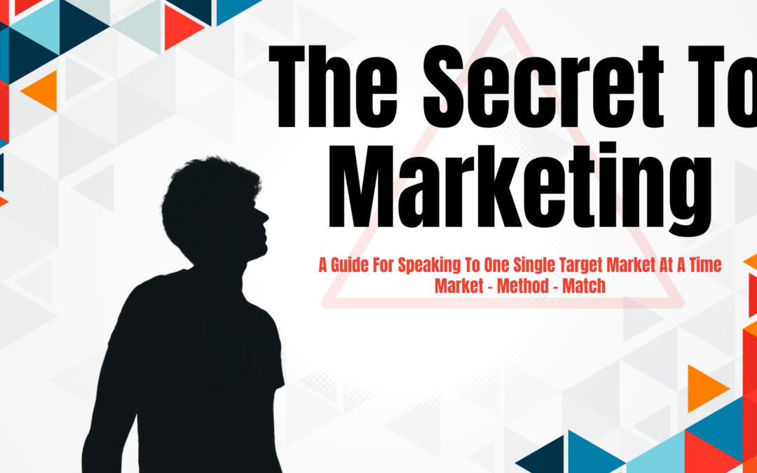 Market Method Match – The Secret To Growing Your Business